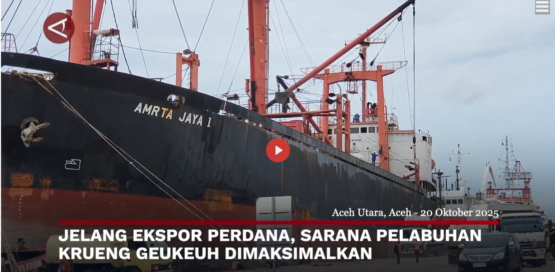 Jelang ekspor perdana, sarana pelabuhan Krueng Geukeuh dimaksimalkan