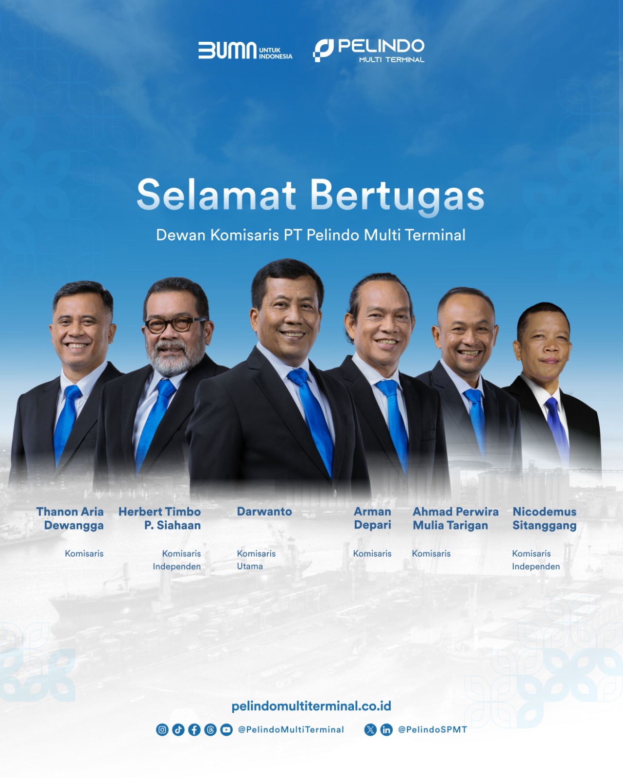 Ini Jajaran Direksi dan Dewan Komisaris Baru PT Pelindo Multi Terminal