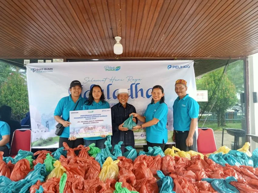 PT Pelindo Multi Terminal Branch Sibolga Salurkan Kurban Peringati Hari Raya Idul Adha