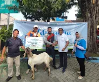 Pelindo Multi Terminal Branch Gresik Serahkan Hewan Qurban