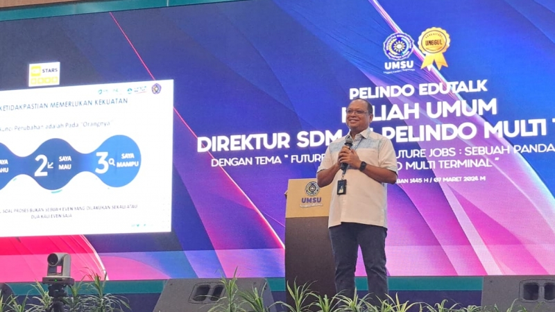 SMPT Kenalkan Pelabuhan di Kampus UMSU